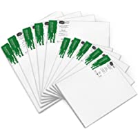 Artina Set de 10 Lienzos Akademie con certificación FSC® - 5x 40x50 cm &amp- 5x 30x40 cm 100% algodón Lienzo y Bastidor…